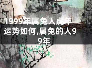 1999年属兔人虎年运势如何,属兔的人99年