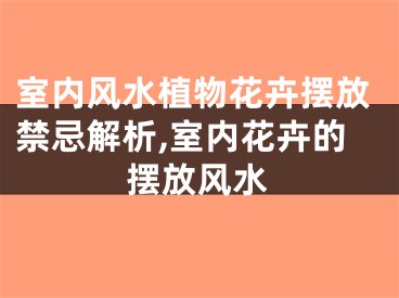 室内风水植物花卉摆放禁忌解析,室内花卉的摆放风水