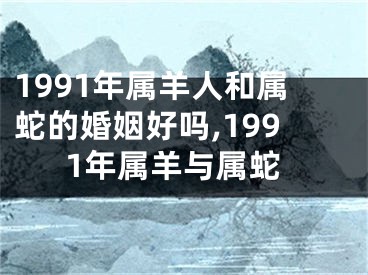 1991年属羊人和属蛇的婚姻好吗,1991年属羊与属蛇