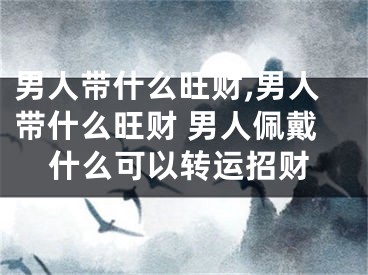 男人带什么旺财,男人带什么旺财 男人佩戴什么可以转运招财