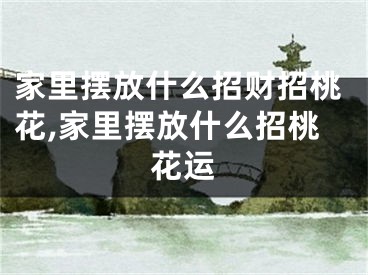 家里摆放什么招财招桃花,家里摆放什么招桃花运