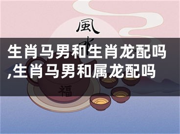 生肖马男和生肖龙配吗,生肖马男和属龙配吗