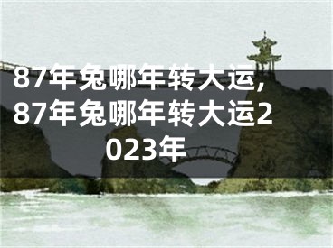 87年兔哪年转大运,87年兔哪年转大运2023年