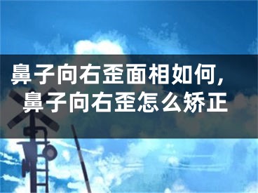 鼻子向右歪面相如何,鼻子向右歪怎么矫正