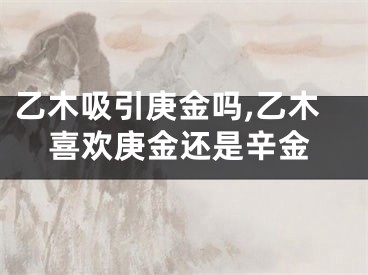 乙木吸引庚金吗,乙木喜欢庚金还是辛金