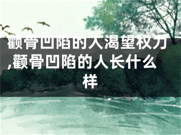 颧骨凹陷的人渴望权力,颧骨凹陷的人长什么样