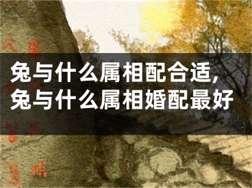 兔与什么属相配合适,兔与什么属相婚配最好