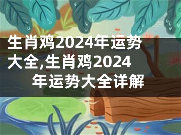 生肖鸡2024年运势大全,生肖鸡2024年运势大全详解