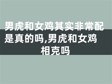 男虎和女鸡其实非常配是真的吗,男虎和女鸡相克吗