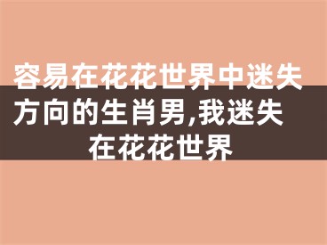 容易在花花世界中迷失方向的生肖男,我迷失在花花世界