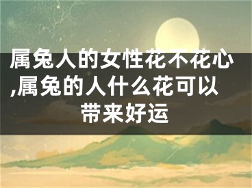 属兔人的女性花不花心,属兔的人什么花可以带来好运