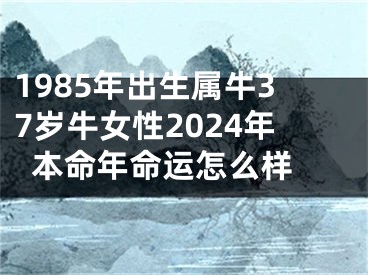 1985年出生属牛37岁牛女性2024年本命年命运怎么样 