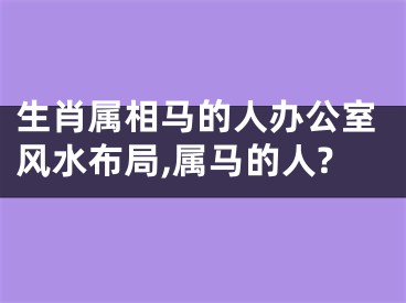 生肖属相马的人办公室风水布局,属马的人?