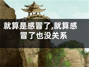 就算是感冒了,就算感冒了也没关系