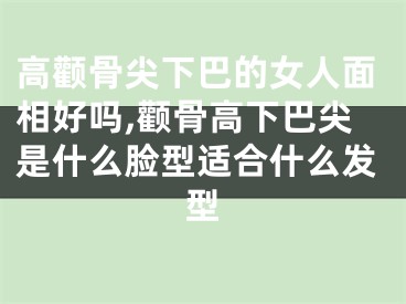 高颧骨尖下巴的女人面相好吗,颧骨高下巴尖是什么脸型适合什么发型