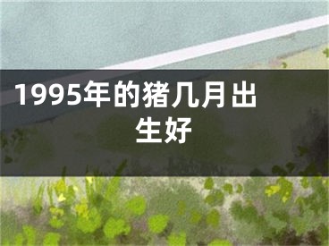 1995年的猪几月出生好