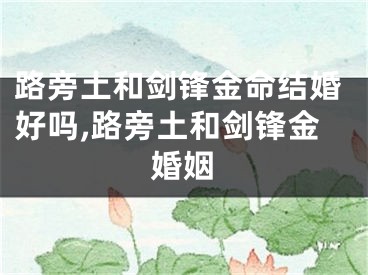 路旁土和剑锋金命结婚好吗,路旁土和剑锋金婚姻