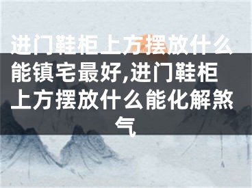 进门鞋柜上方摆放什么能镇宅最好,进门鞋柜上方摆放什么能化解煞气