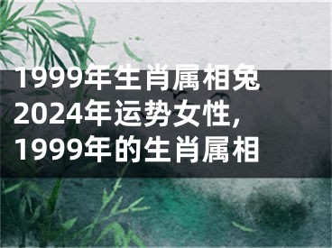 1999年生肖属相兔2024年运势女性,1999年的生肖属相