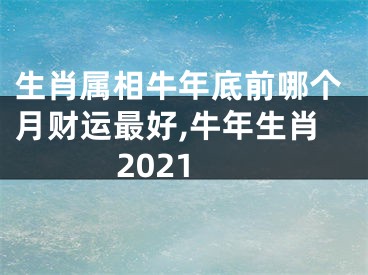 生肖属相牛年底前哪个月财运最好,牛年生肖2021