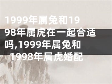 1999年属兔和1998年属虎在一起合适吗,1999年属兔和1998年属虎婚配