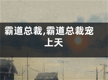 霸道总裁,霸道总裁宠上天