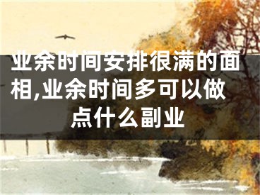 业余时间安排很满的面相,业余时间多可以做点什么副业