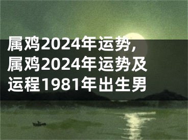 属鸡2024年运势,属鸡2024年运势及运程1981年出生男