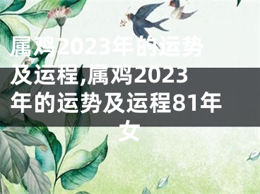 属鸡2023年的运势及运程,属鸡2023年的运势及运程81年女