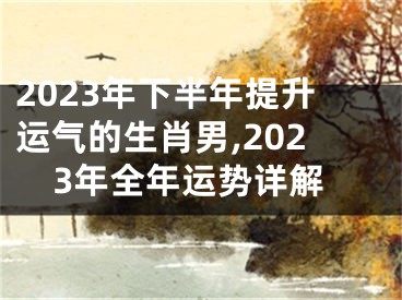 2023年下半年提升运气的生肖男,2023年全年运势详解