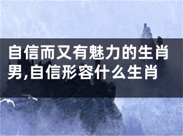 自信而又有魅力的生肖男,自信形容什么生肖