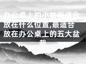 办公桌上的小盆栽适合放在什么位置,最适合放在办公桌上的五大盆栽