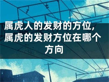 属虎人的发财的方位,属虎的发财方位在哪个方向