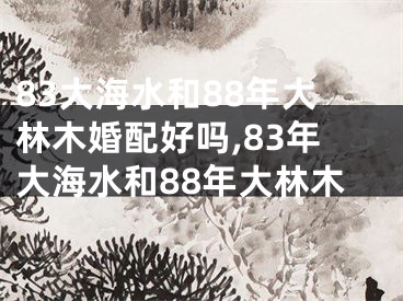 83大海水和88年大林木婚配好吗,83年大海水和88年大林木