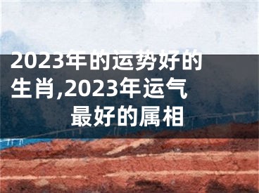 2023年的运势好的生肖,2023年运气最好的属相