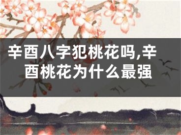 辛酉八字犯桃花吗,辛酉桃花为什么最强