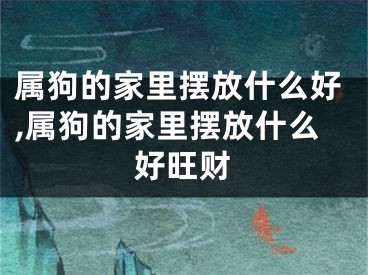 属狗的家里摆放什么好,属狗的家里摆放什么好旺财