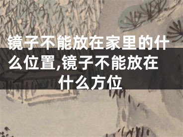 镜子不能放在家里的什么位置,镜子不能放在什么方位