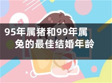 95年属猪和99年属兔的最佳结婚年龄