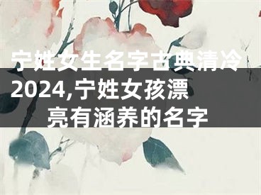 宁姓女生名字古典清冷2024,宁姓女孩漂亮有涵养的名字