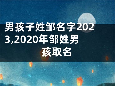 男孩子姓邹名字2023,2020年邹姓男孩取名