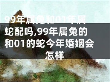 99年属兔和01年属蛇配吗,99年属兔的和01的蛇今年婚姻会怎样