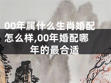 00年属什么生肖婚配怎么样,00年婚配哪年的最合适