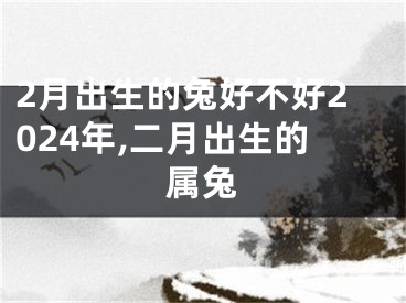 2月出生的兔好不好2024年,二月出生的属兔