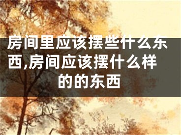 房间里应该摆些什么东西,房间应该摆什么样的的东西