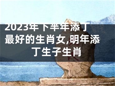 2023年下半年添丁最好的生肖女,明年添丁生子生肖