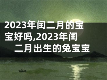 2023年闰二月的宝宝好吗,2023年闰二月出生的兔宝宝