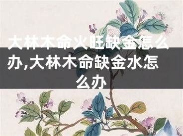 大林木命火旺缺金怎么办,大林木命缺金水怎么办