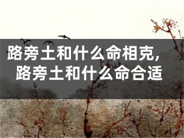 路旁土和什么命相克,路旁土和什么命合适