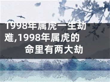 1998年属虎一生劫难,1998年属虎的命里有两大劫